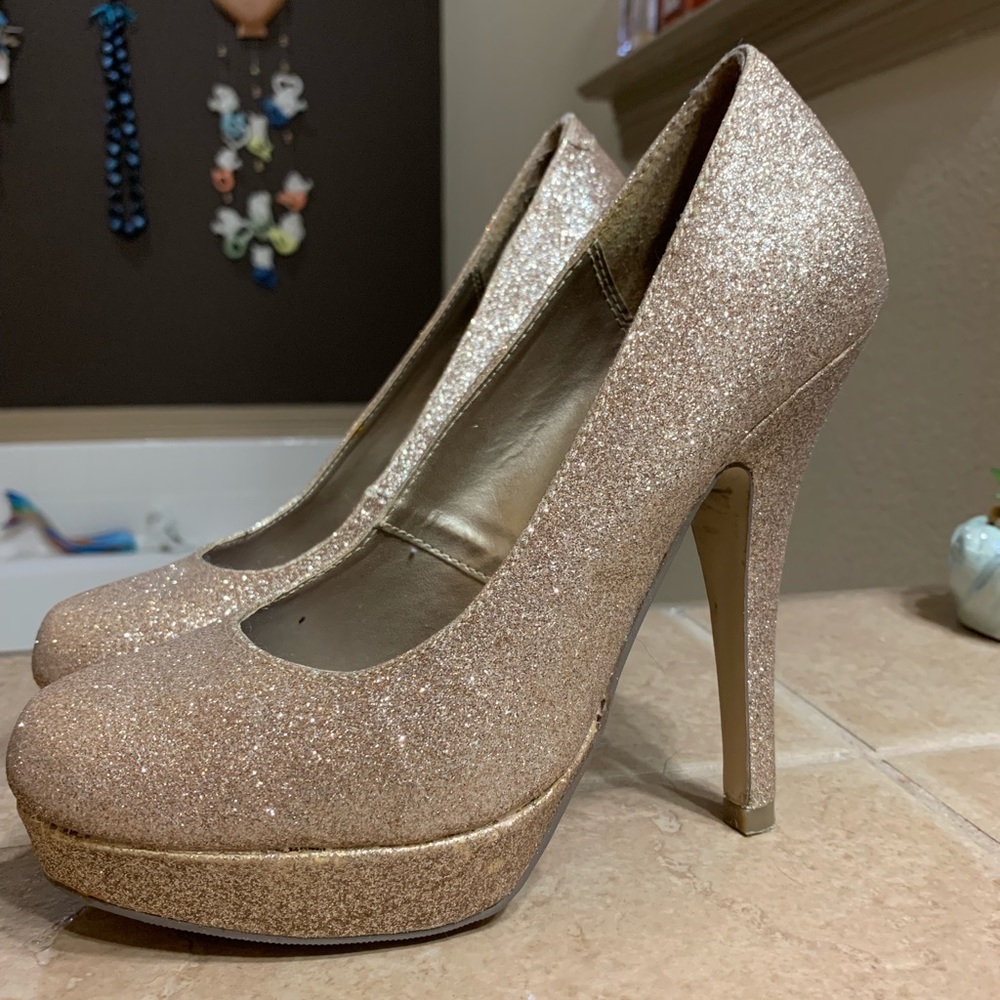 Glitter heels